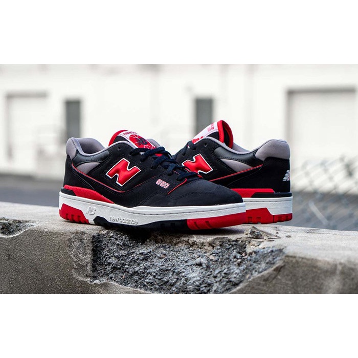 (AUTHENTIC 100%) Giày Sneaker Thể Thao New Balance 550 'Black Red' BB550SG1 - NEW 100% FULLBOX