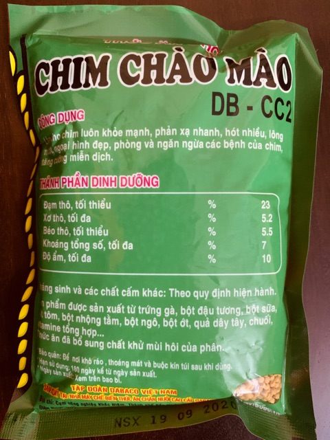 Cám Chim Chào Mào Cao Cấp
