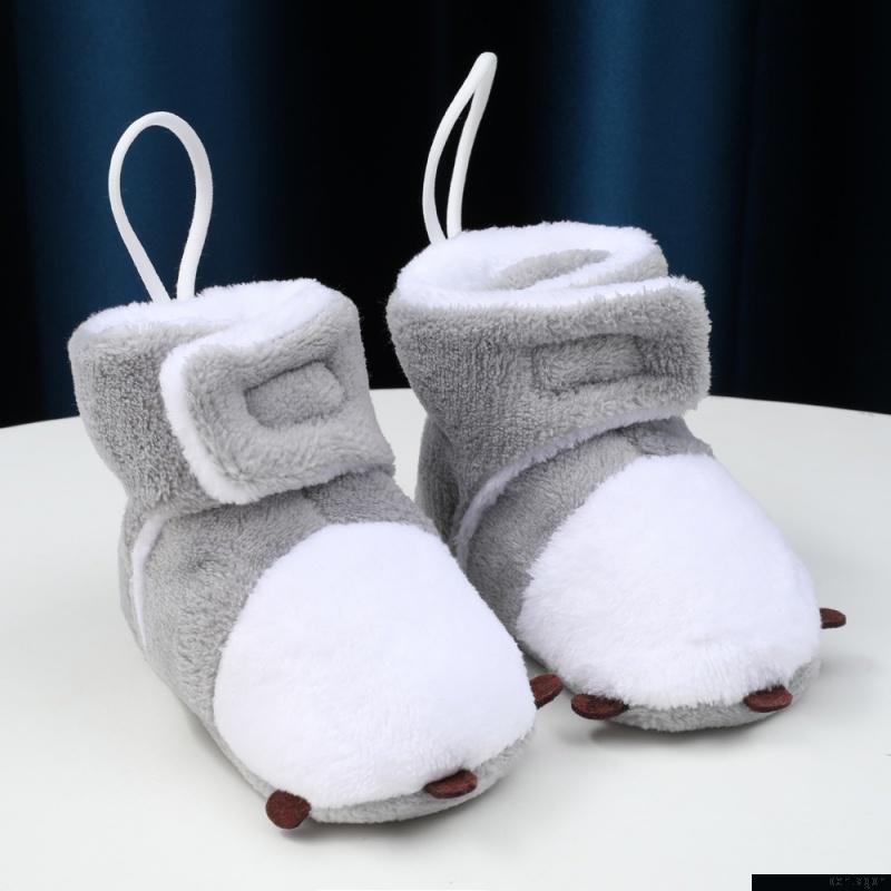 Giày bốt lót lông dễ thương cho bé từ 0-18 tháng tuổi