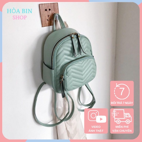 Balo Mini lượn sóng nhiều ngăn MS035