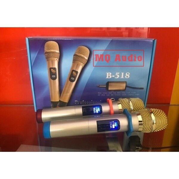 MICRO Hát Karaoke JAMMY B518 Chính Hãng 100% ( MIC Dùng Cho Mọi Loa Kéo-Loa Hát Karaoke) Bảo Hành 6 Tháng