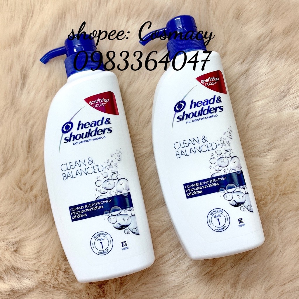 Dầu Gội Head & Shoulders Thái Lan 480ml ĐỦ LOẠI