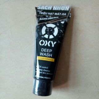 (CHÍNH HÃNG - mẫu mới ảnh bên ) Sữa Rửa Mặt Oxy đen. 100g