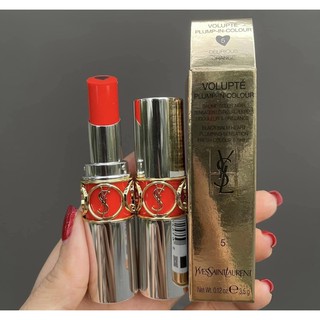 Son YSL Rouge Volupté Plump-In-Colour Màu 05 Delirious Orange