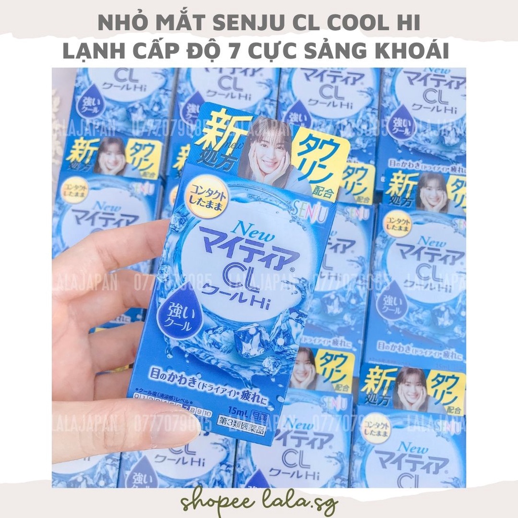 Nhỏ mắt Senju CL Cool Hi Nhật Bản lạnh cấp độ 7