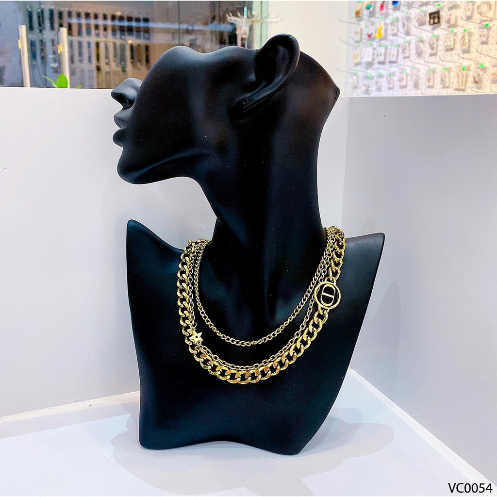 Vòng cổ choker cd nữ cao cấp bền màu sang trọng VC0054