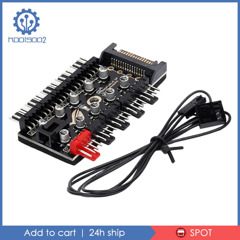 Bộ Chia Cổng Quạt Tản Nhiệt 1 Sang 10 Pin 4 Pin 12v Sata Power 4d