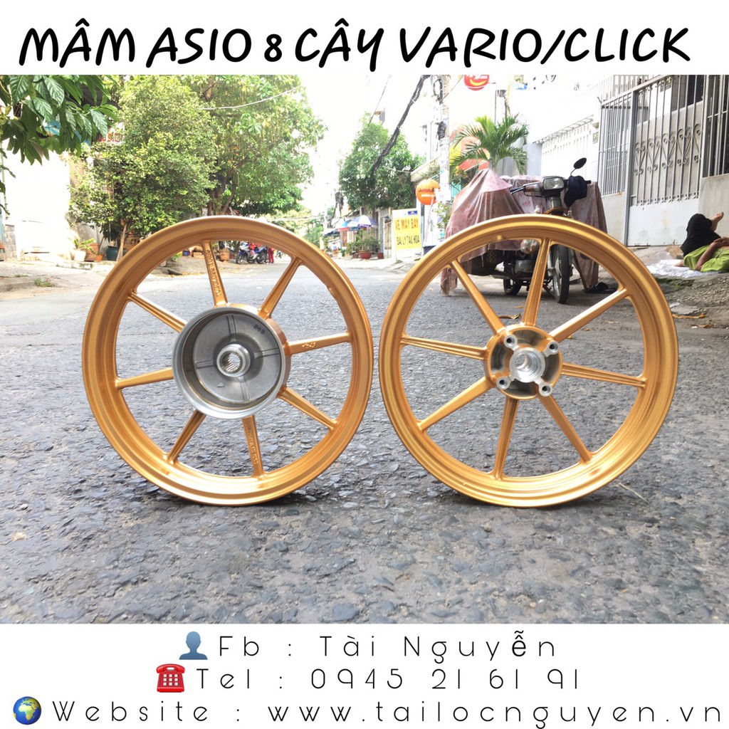 MÂM ASIO 8 CÂY DÀNH CHO VARIO/CLICK BẢN 1.85-2.15