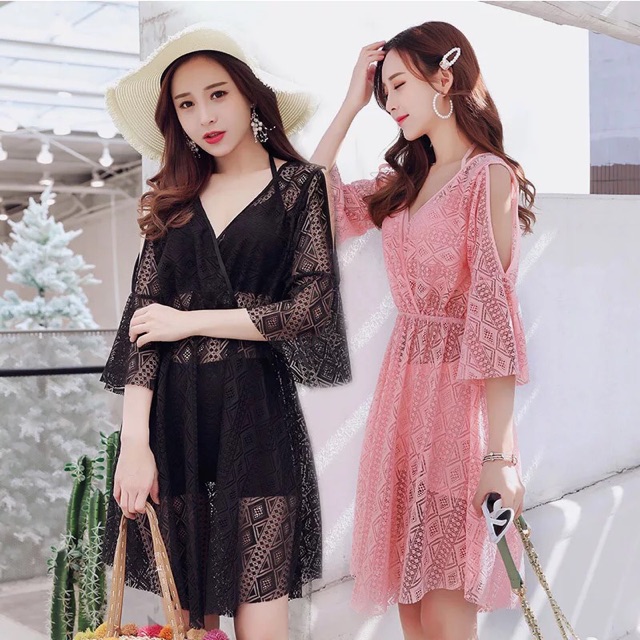 Sale - Set Bikini 3 Mảnh 2019 Ren Choàng Nữ | WebRaoVat - webraovat.net.vn