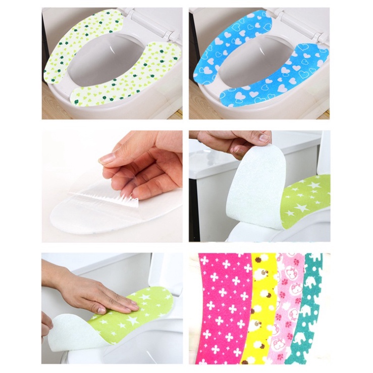 Miếng Giấy Lót Bồn Cầu  Chống Thấm Nước, Dính Chắc Chắn - Nhỏ Gọn, Vô Trùng, Sạch Sẽ DANA
