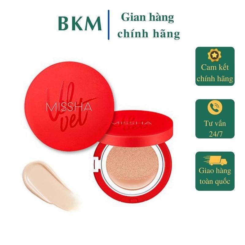 Phấn Nước Cushion missha, Che Khuyết Điểm Chống Nắng Cho Da SPF50+ PA+++(Màu Đỏ) Hàn Quốc