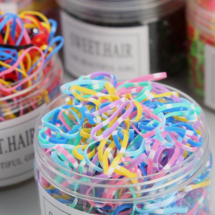 Thun cột tóc nữ Hàn Quốc dễ thương- Phụ kiện buộc tóc đẹp nhiều màu xanh, đỏ, tím, vàng, trắng, đen
