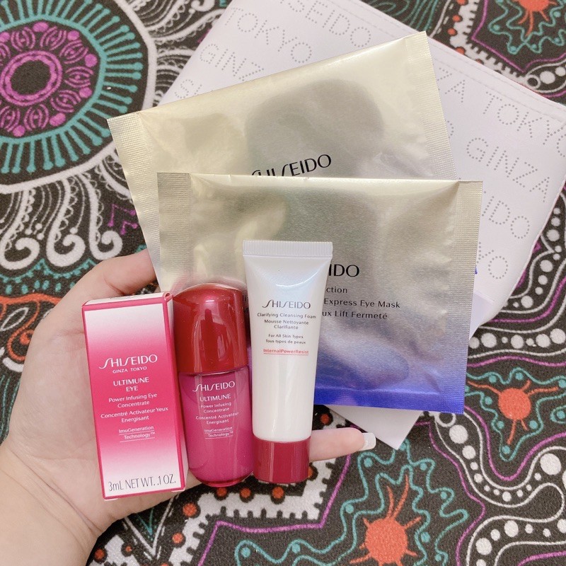 Bộ dưỡng da Shiseido Eye Defense Kit-Kit Rituel Yuex