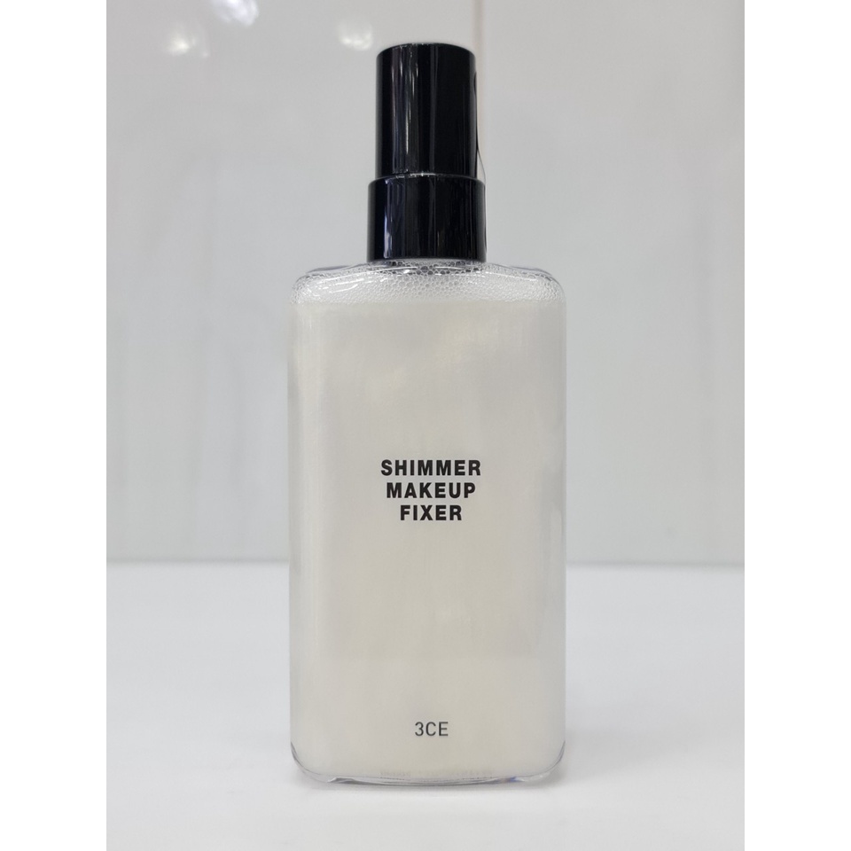 Xịt Khoáng Có Nhũ Cố Định Lớp Trang Điểm 3CE SHIMMER MAKEUP FIXER 100ml Hàn Quốc