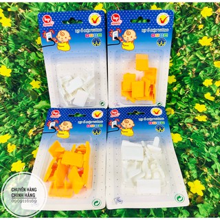 Combo 10 cái nút Bịt ổ điện Vuông HPG146 - Dụng cụ che ổ cắm điện, bảo vệ trẻ nhỏ tiện lợi, an toàn