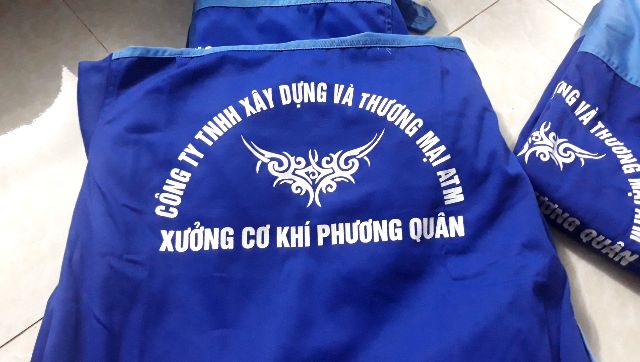 Quần áo bảo hộ lao động, in logo miễn phí