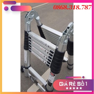 THANG NHÔM RÚT ĐÔI 6.4M - BH 24 THÁNG