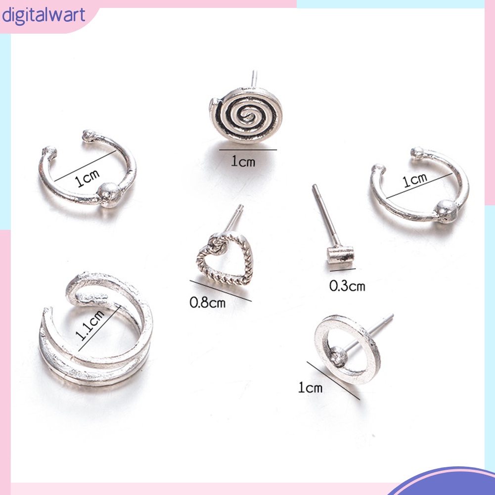 Set 7 Khuyên Tai Phong Cách Bohemian Cổ Điển Dành Cho Nữ