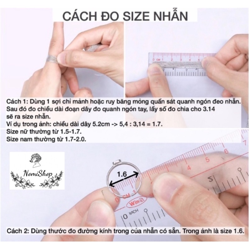 Nhẫn bạc nữ nhẹ nhàng xinh xắn, hoạ tiết hoa sen mix trai mang đến phong cách thanh tú quyến rũ Mainomi Shop Bạc Xinh