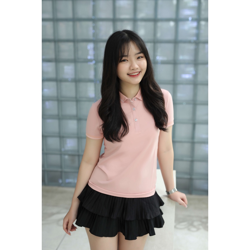 Áo polo nữ Yody, phông tay ngắn vải cotton cá sấu APN5388