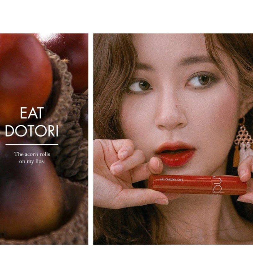 Son Tint bóng Hàn Quốc lip Tint màu 13 Eat Dotori
