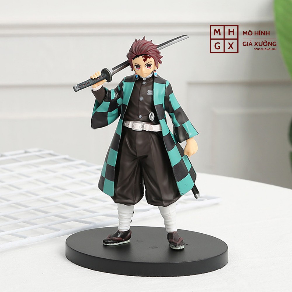 Mô hình Kimetsu No Yaiba figure Demon Slayer Kamado Tanjirou cao 16 cm- figure thanh gươm diệt quỷ