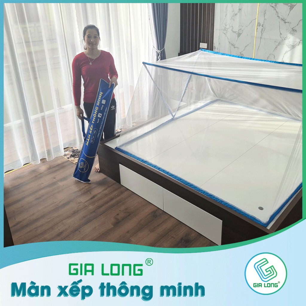 Màn chống muỗi cao cấp Gia Long -Hàng Chính Hãng