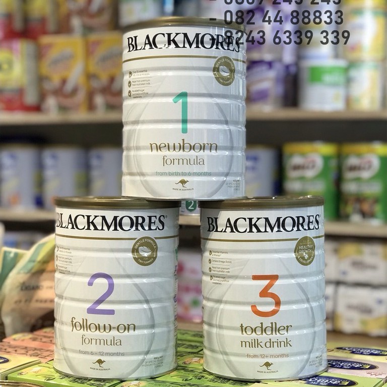 Sữa bột Blackmores [Giá tốt nhất] số 1, 2, 3 900g Úc | BigBuy360 - bigbuy360.vn