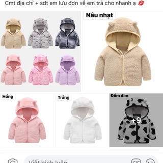 Áo lông cừu cho bé