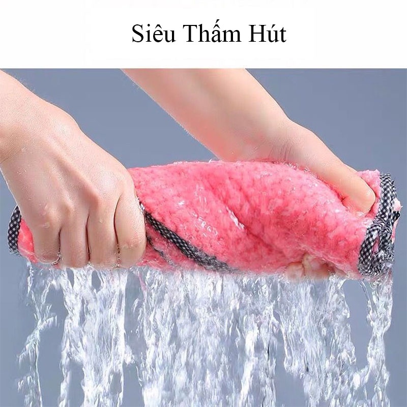 Khăn Lau Bếp Đa Năng Siêu Thấm Nước - Dày Dặn- Có Móc Treo Tiện Dụng-KL01 - Gia Dụng Tý Tẹo