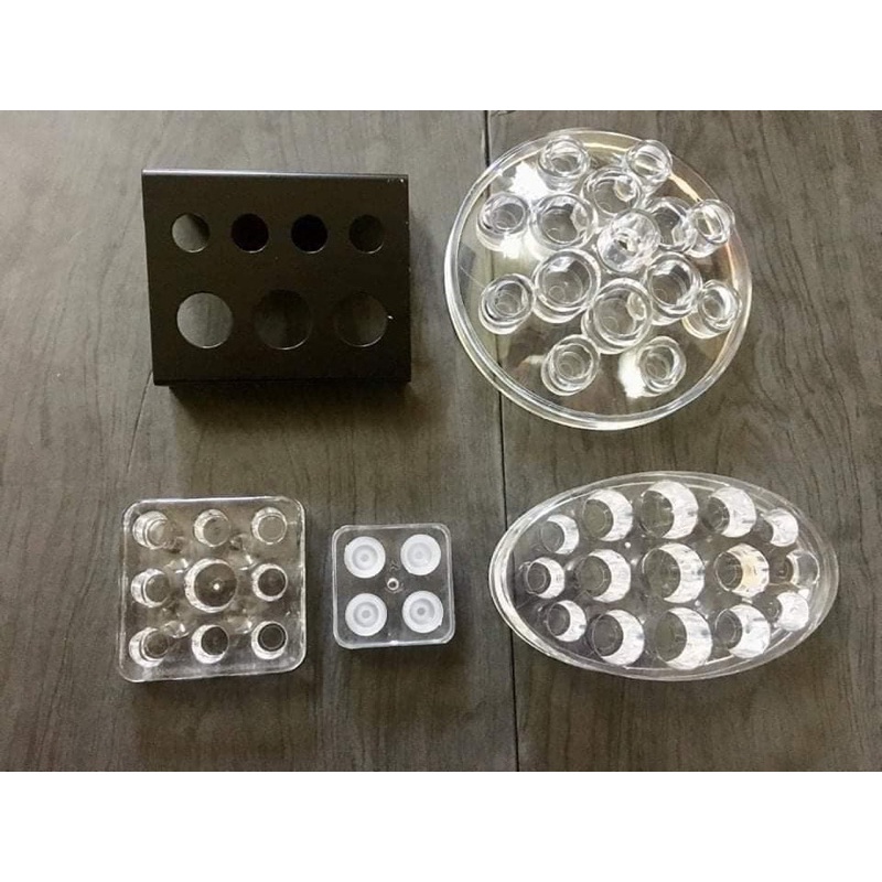ĐẾ ĐỰNG MỰC Đế Nhựa Inox PHUN XĂM
