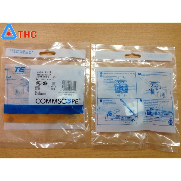 Nhân thoại AMP /Commscope RJ11 Cat3