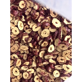 Táo đỏ cắt lát sấy khô - bịch 1 kg - hàng chất lượng