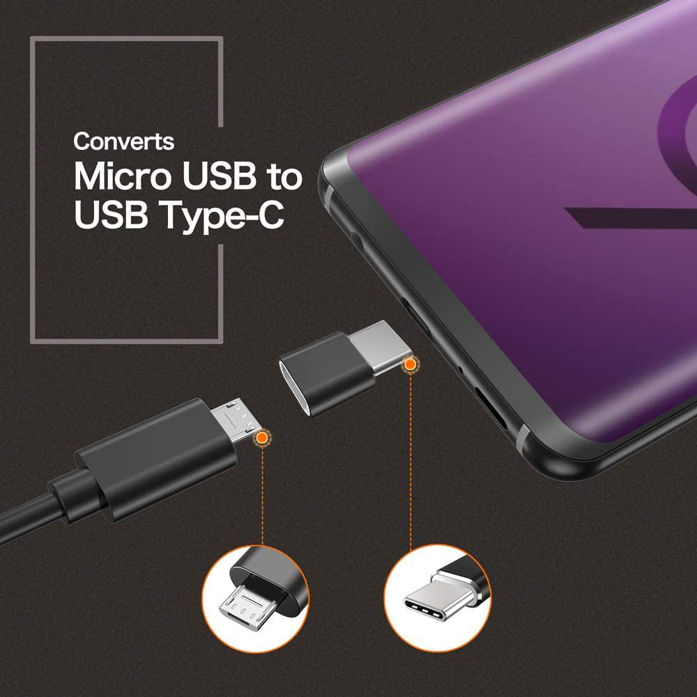 Đầu Chuyển Đổi Micro USB Sang Type-C USB 3.0 Sạc Nhanh Cho Điện Thoại Xiaomi Vivo Samsung Oppo Redmi