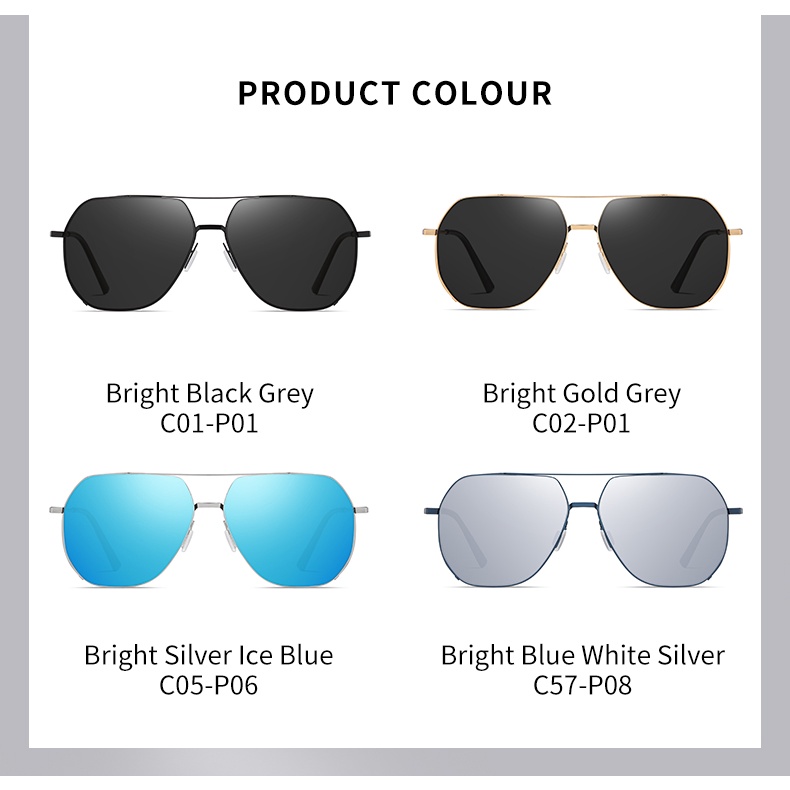 Kính mát ZEliN JS8515 tráng gương gọng kim loại chống tia UV400