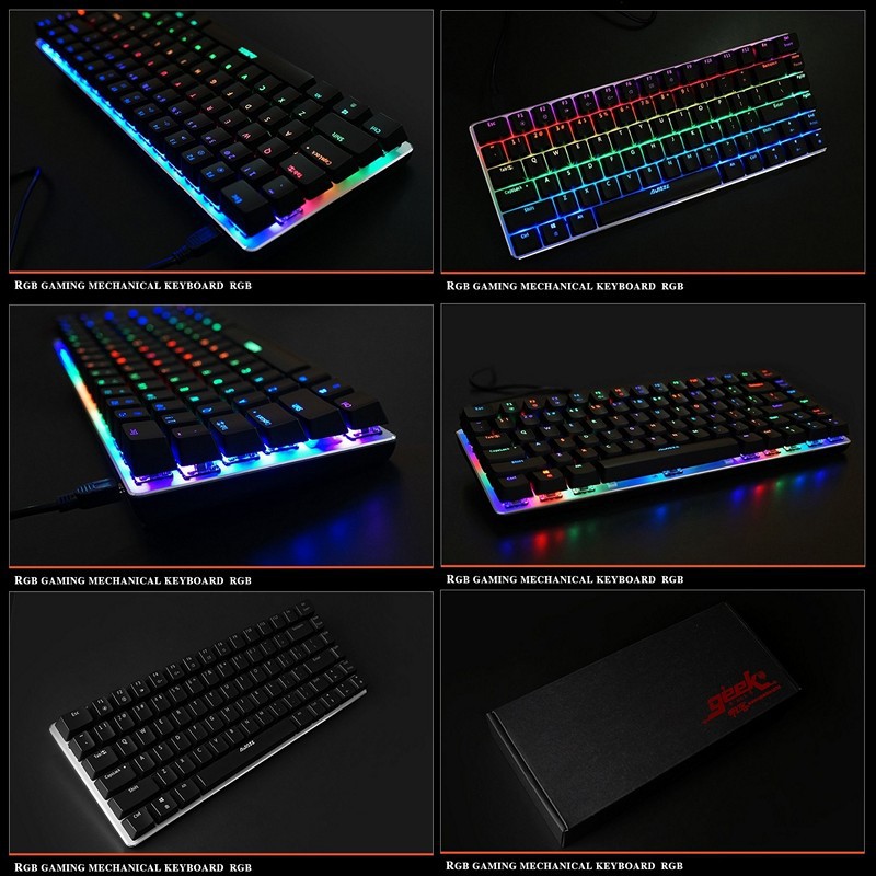 Bàn Phím Cơ mini Ajazz AK33 RGB Chống ồn