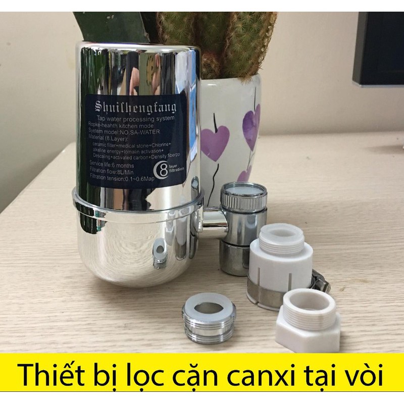 Thiết bị lọc chất bẩn cặn canxi tại vòi - Home and Garden