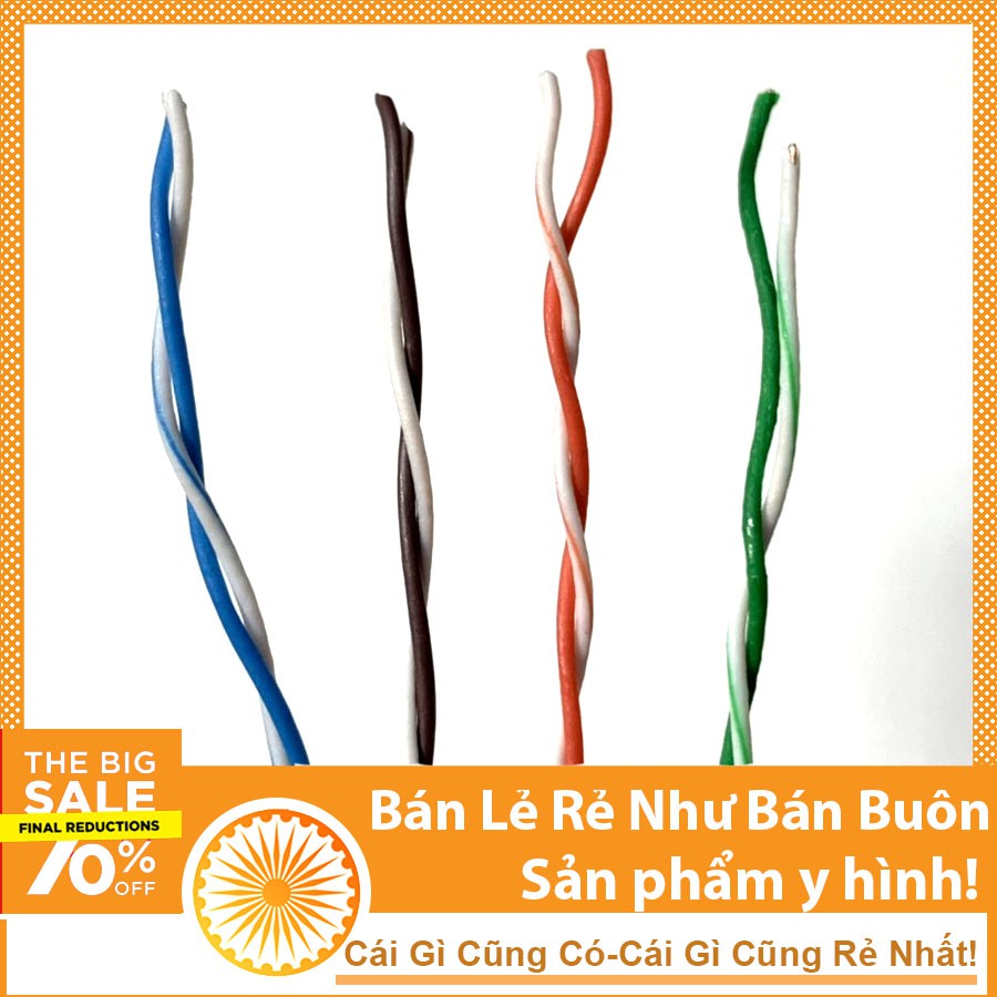 Dây Câu Mạch 1 Lõi Đồng 8 Sợi Mỗi Sợi 50cm