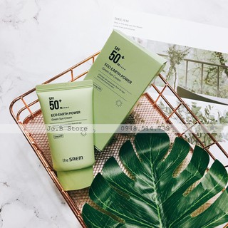 Kem Chống Nắng The Saem Eco Earth Power Green Sun Cream