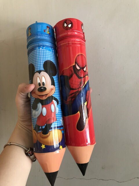 Hộp bút/ bóp viết hình cây bút chì hoạt hình