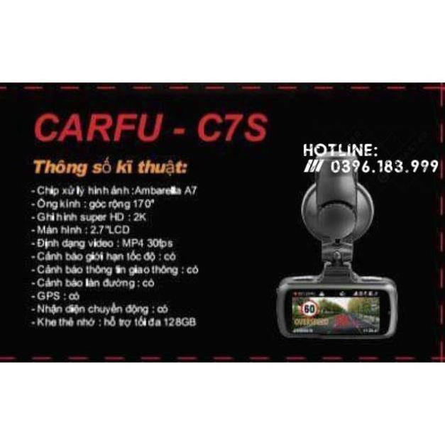 [Giảm giá]  Camera hành trình Carfu C7S 2K/ADAS cảnh báo tiếng Việt l | BigBuy360 - bigbuy360.vn
