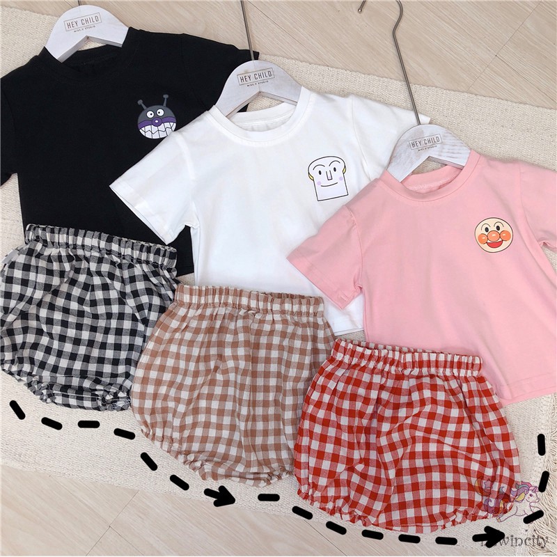 Set Áo Thun Tay Ngắn &amp; Quần Short Cho Bé