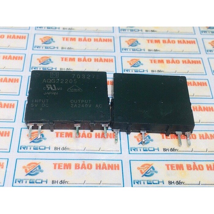AQG22205 Relay Solid State 5V DC-IN / 2A 240V AC-OUT 4 Chân