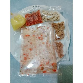 Combo 1kg muối nhuyễn 5 bơ 15 tắc 10 muối nhuyễn tỏi  40 hành phi bơ 20 me 500gr bánh trăng
