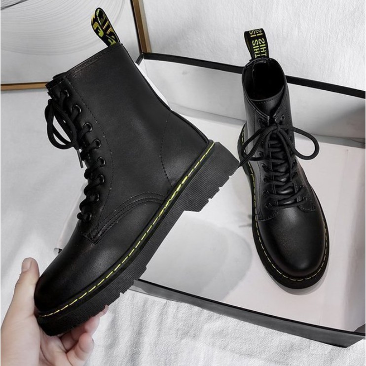 Giày nữ thời trang mới màu đỏ ròng Giày Martin | BigBuy360 - bigbuy360.vn