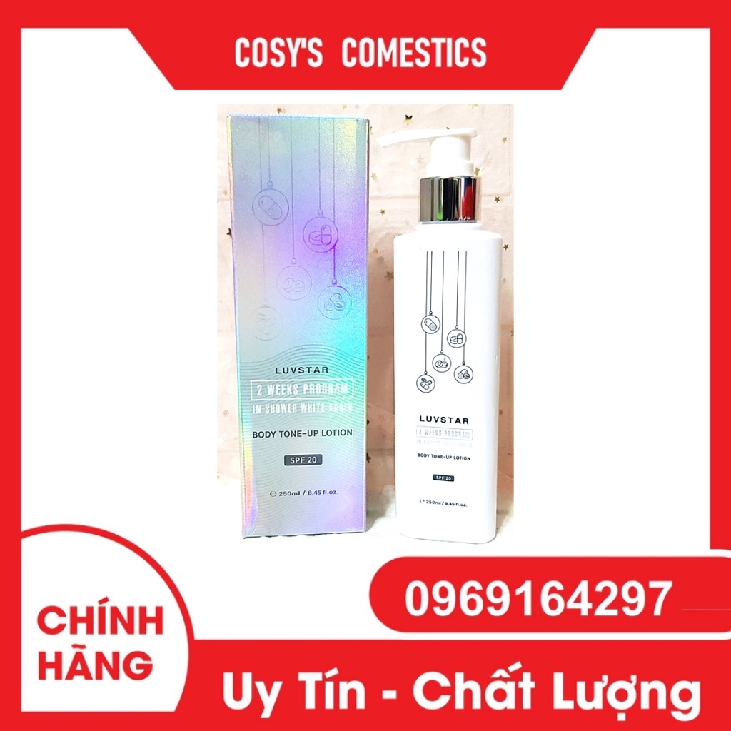 Dưỡng Thể Trắng Da Luvstar Body Tone Up Lotion SPF20 250ml