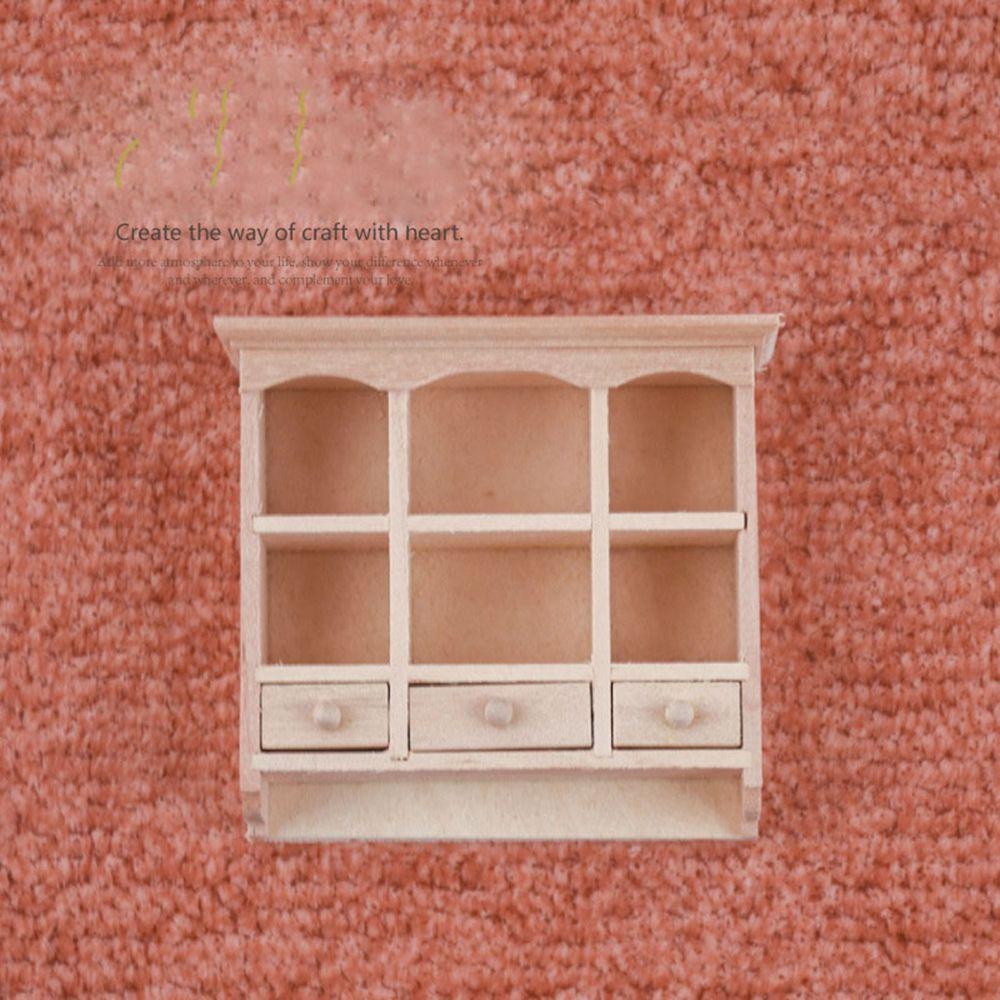 Mô Hình Tủ Nội Thất Trang Trí Nhà Búp Bê 8.1 * 4 * 7.5cm Tỉ Lệ 1: 12