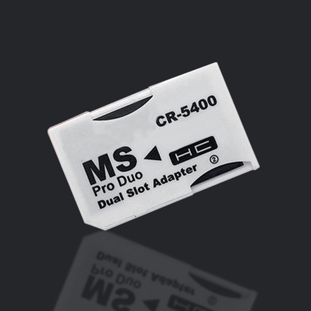 Bộ chuyển đổi thẻ nhớ hai khe cắm TF sang MS Micro SD Reader Produo dành cho PSP W29
