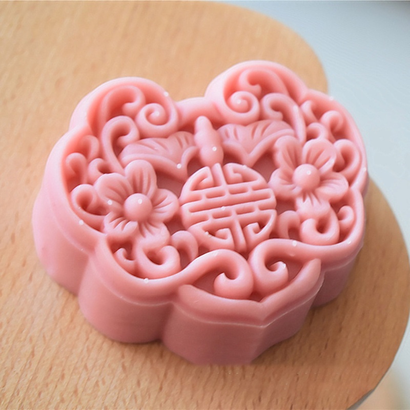 Baking Decorating Mooncake Mould Mid-Autumn Ru YiHand-Pressure Traditional