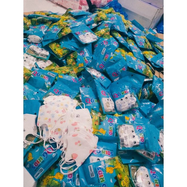 Combo 5 gói khẩu trang Q6 cho bé từ 1-6 tuổi